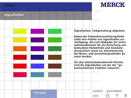 gif of the design guide for merck group