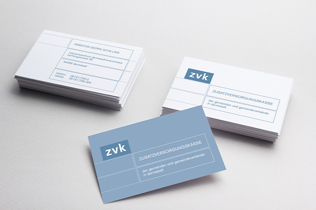business cards for versorgungskasse darmstadt, pension fund for civil servants